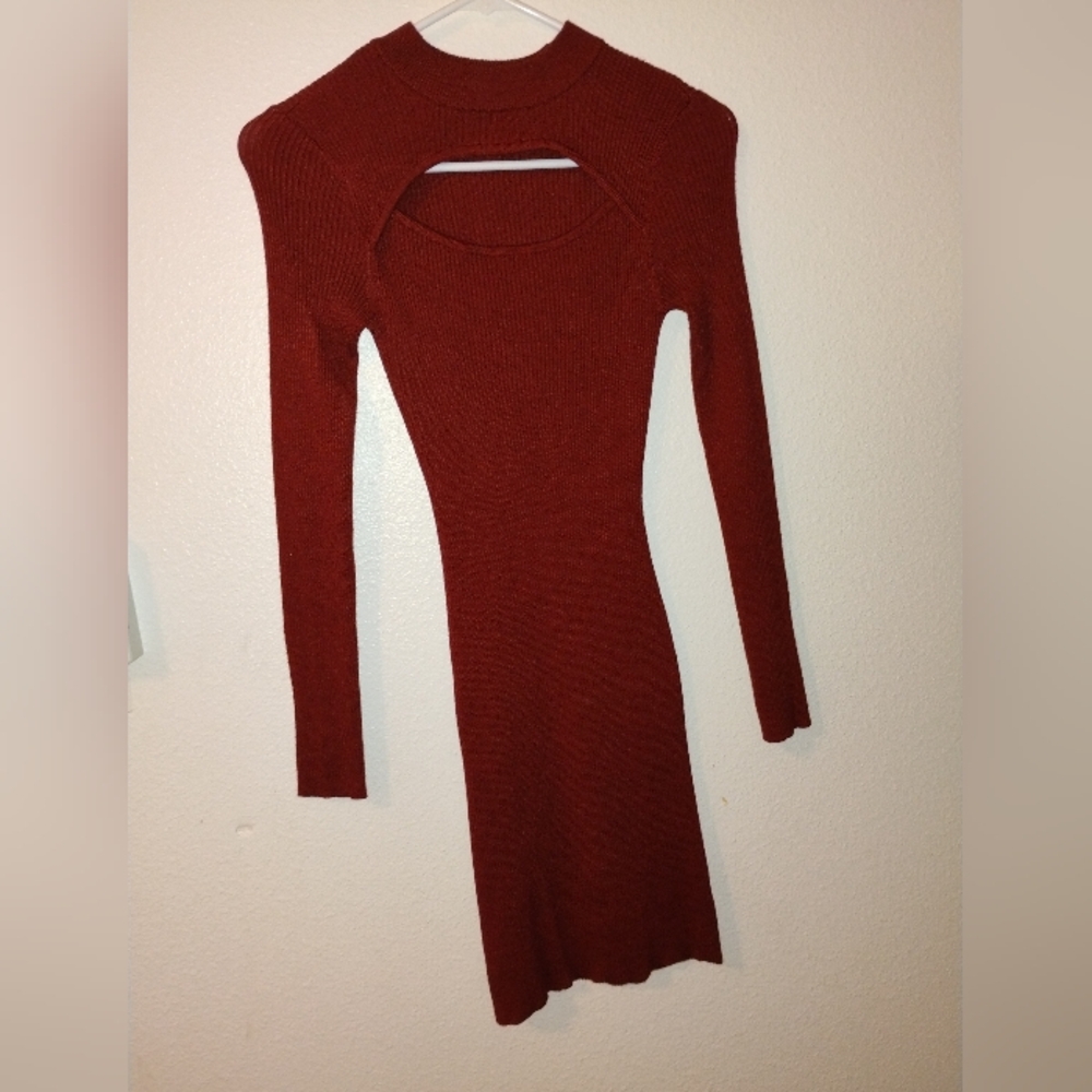 Red Knit Dress